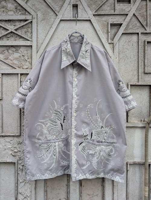 "PHOENIX" print S/S shirt