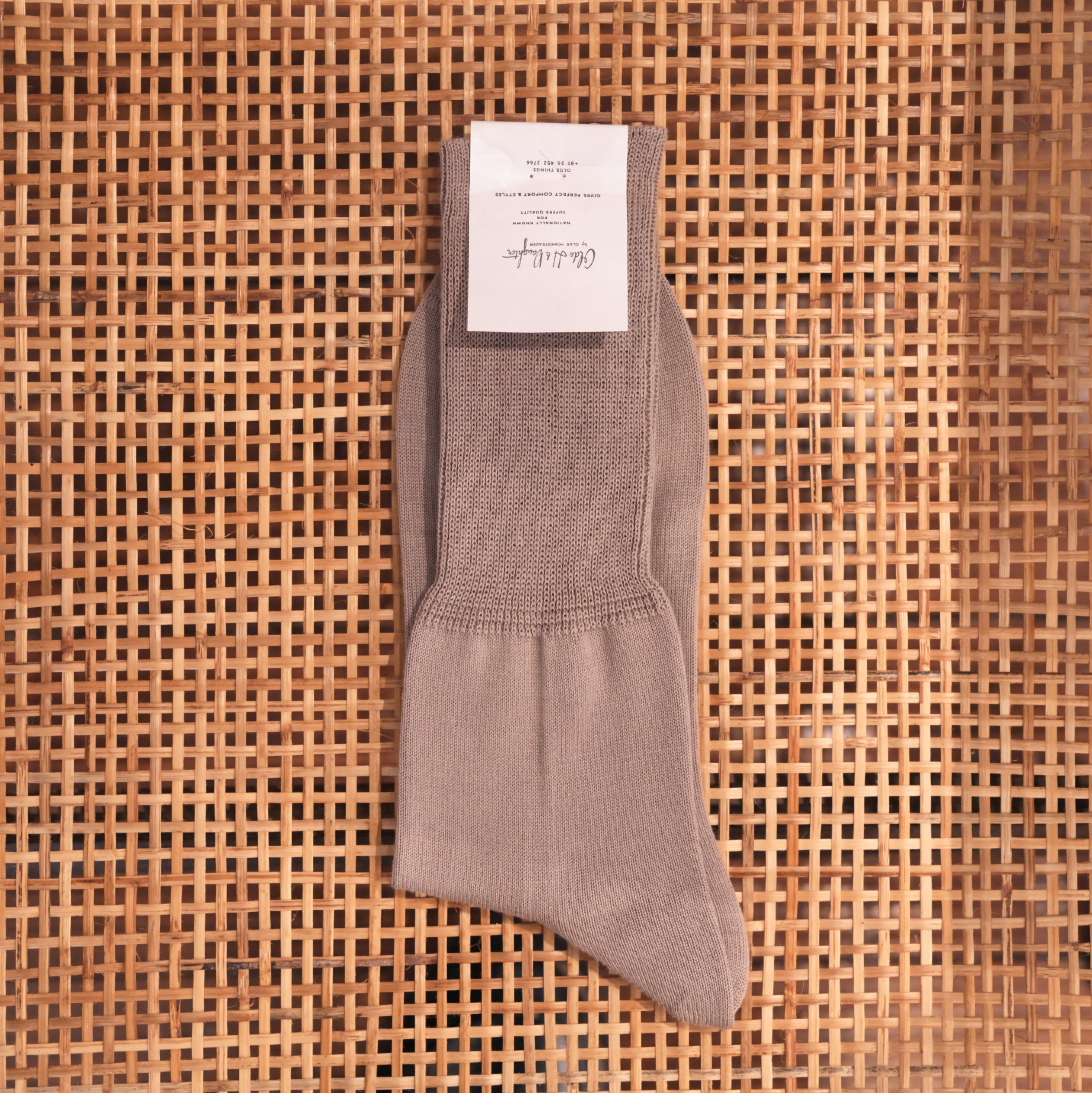 Olde H & Daughter(オールドエイチアンドドーター) "COTTON ANKLET SOCKS" -DUSKEE-