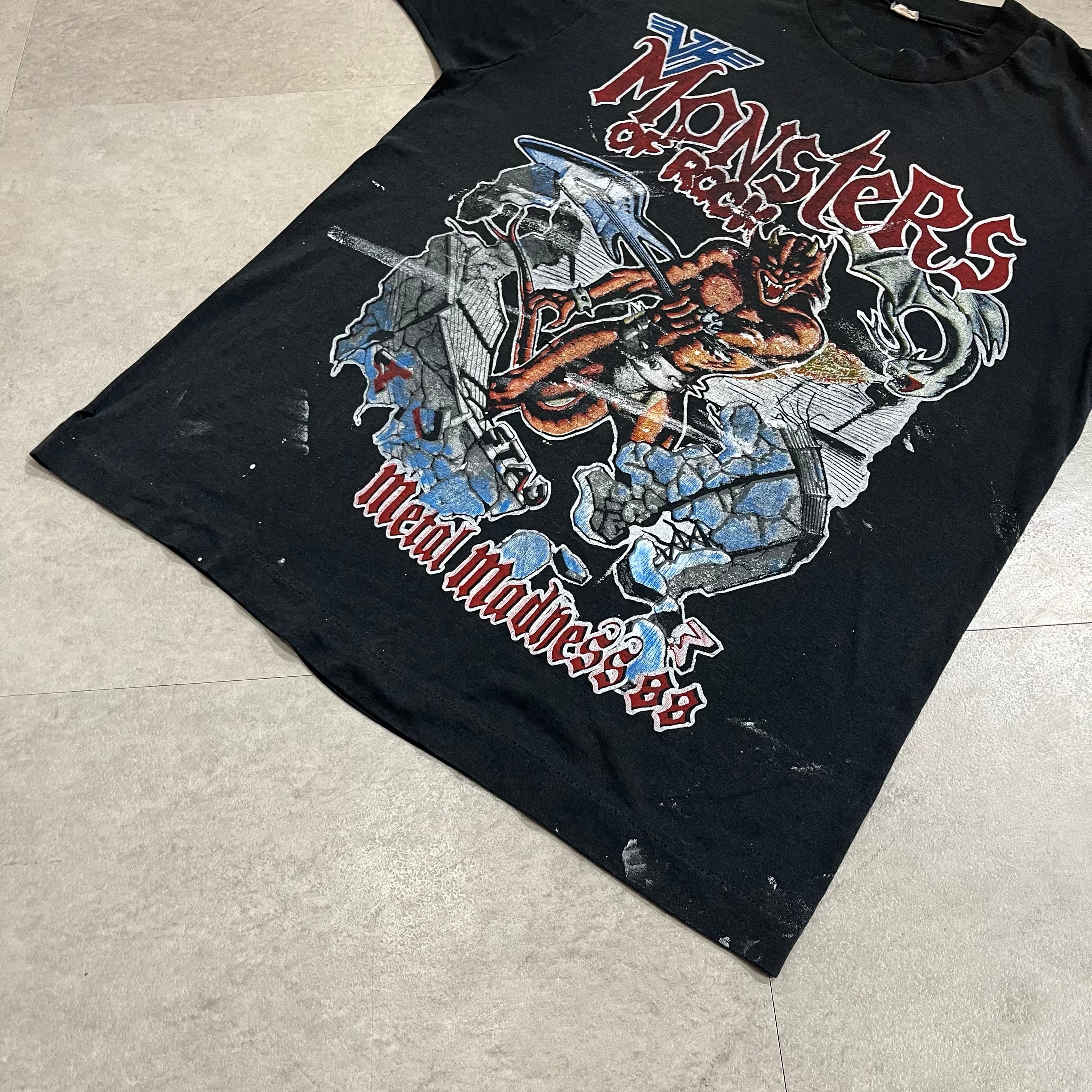 90sヴィンテージUSA製　LADY DEATHプリントTシャツ　サイズXL