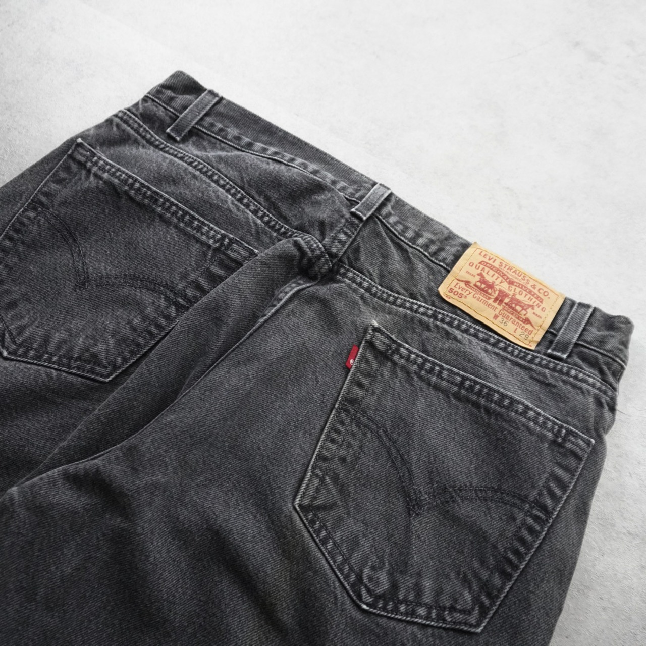 00s Levi's 505 black denim pants [W34.5L29.5相当] 古着 - 11