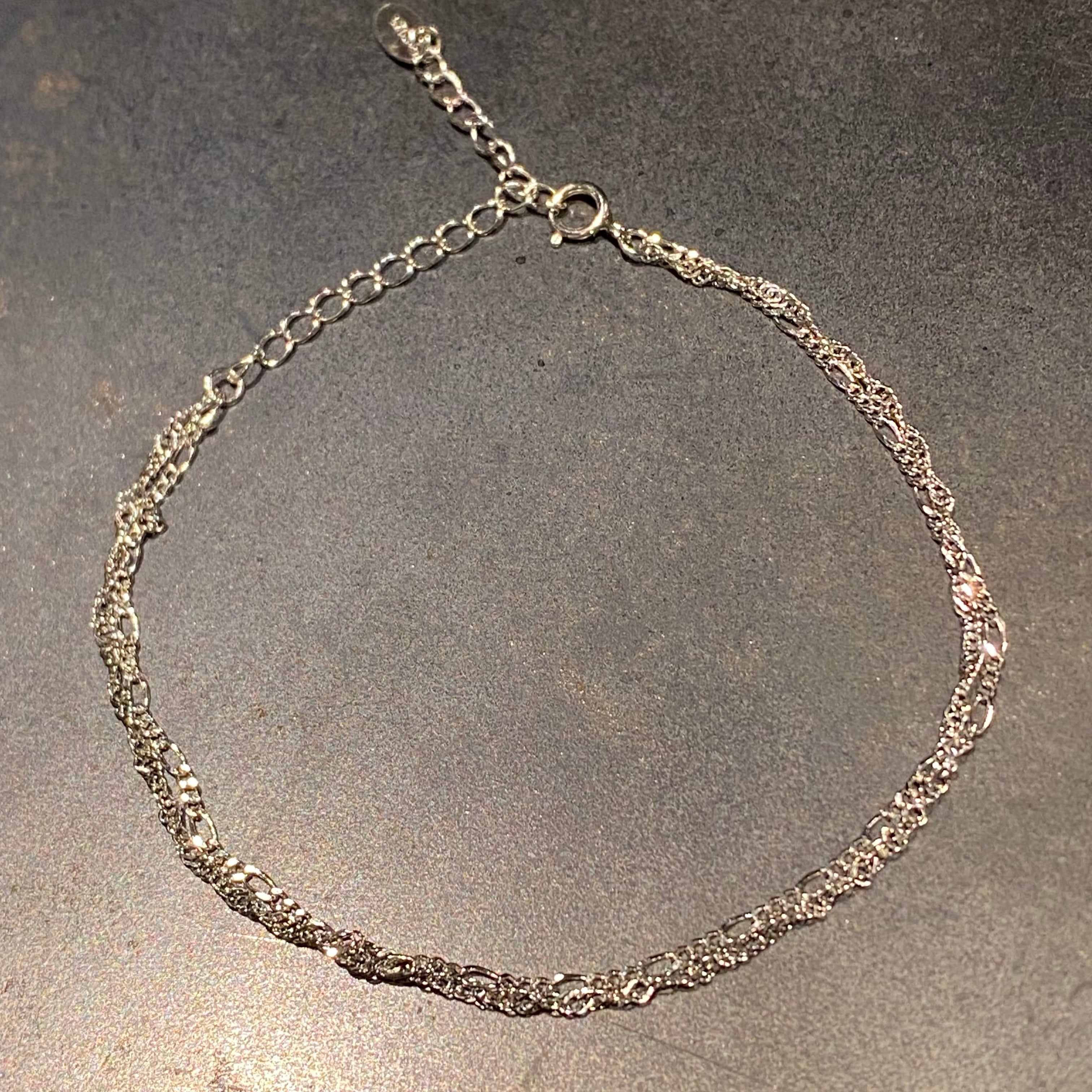 SILVER925 FOOP DESIGN MANTEL BRACELET/シルバー/ブレスレット