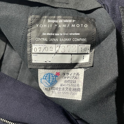 00s archive YOHJI YAMAMOTO slacks 日本製 詳細写真2