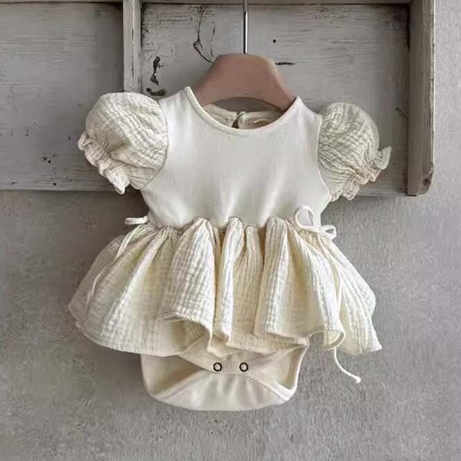 cotton ribbon rompers