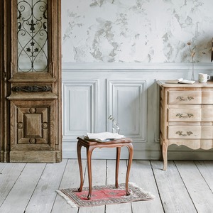 サイドテーブル/テーブル/カブリオールレッグ/アンティーク/空間装飾/ディスプレイ