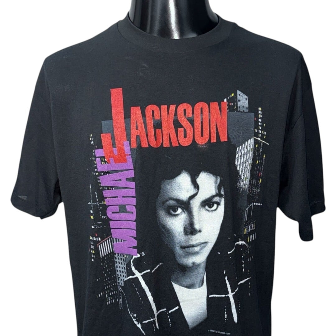 【希少・Michael Jackson】BAD Tour88 Tシャツ80’s MICHAEL JACKSON】マイケル・ジャクソン 