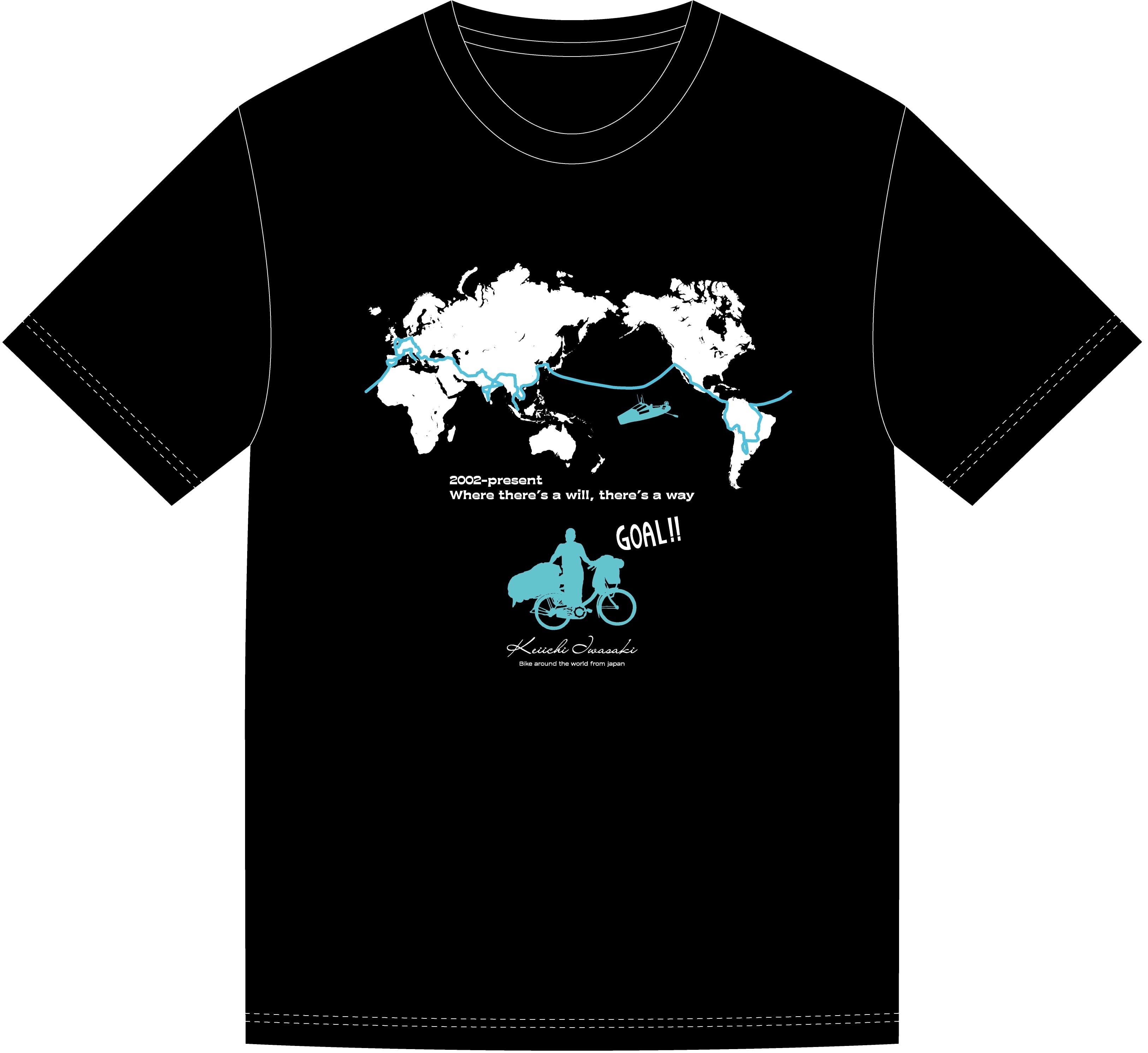 NEW 岩崎圭一 オリジナルTシャツ 2026 BLACK | 岩崎圭一オフィシャル
