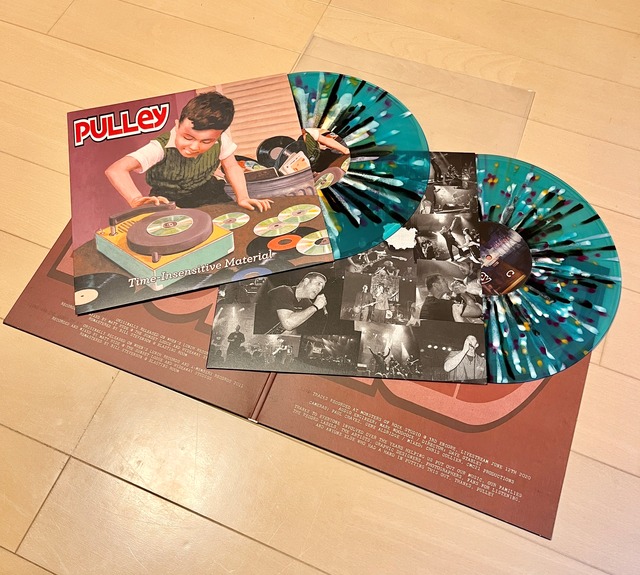 Pulley “Encore” 2LP Colored Vinyl Turquoise Splatter buzzcat records