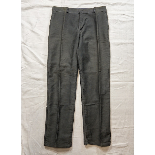 【1960s】"Belgian Work" Stripe Printed Moleskin Work Trousers, Mint Condition!!