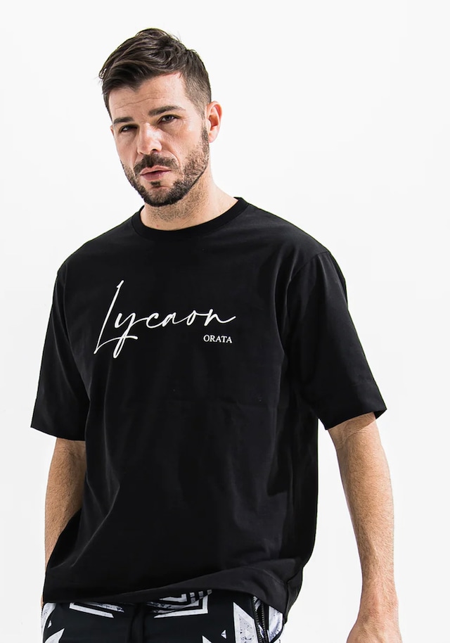 ORATA / LYCAON crew T(BLACK) / Tシャツ