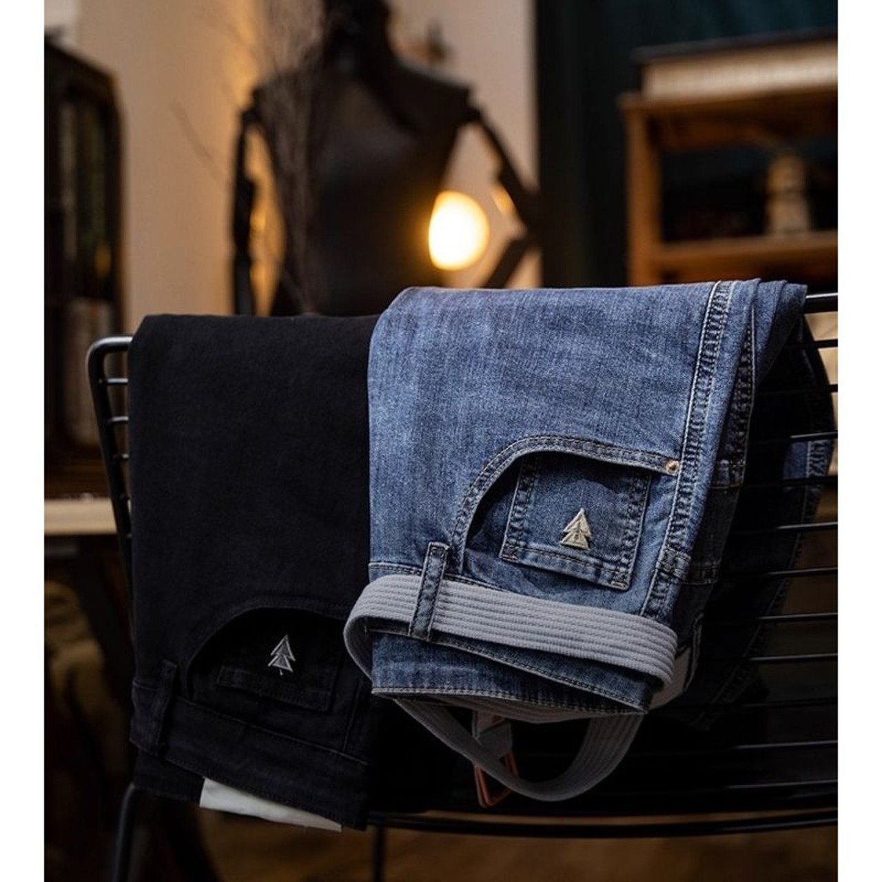 ヴィンテージウォッシュ テーパードデニム 10132