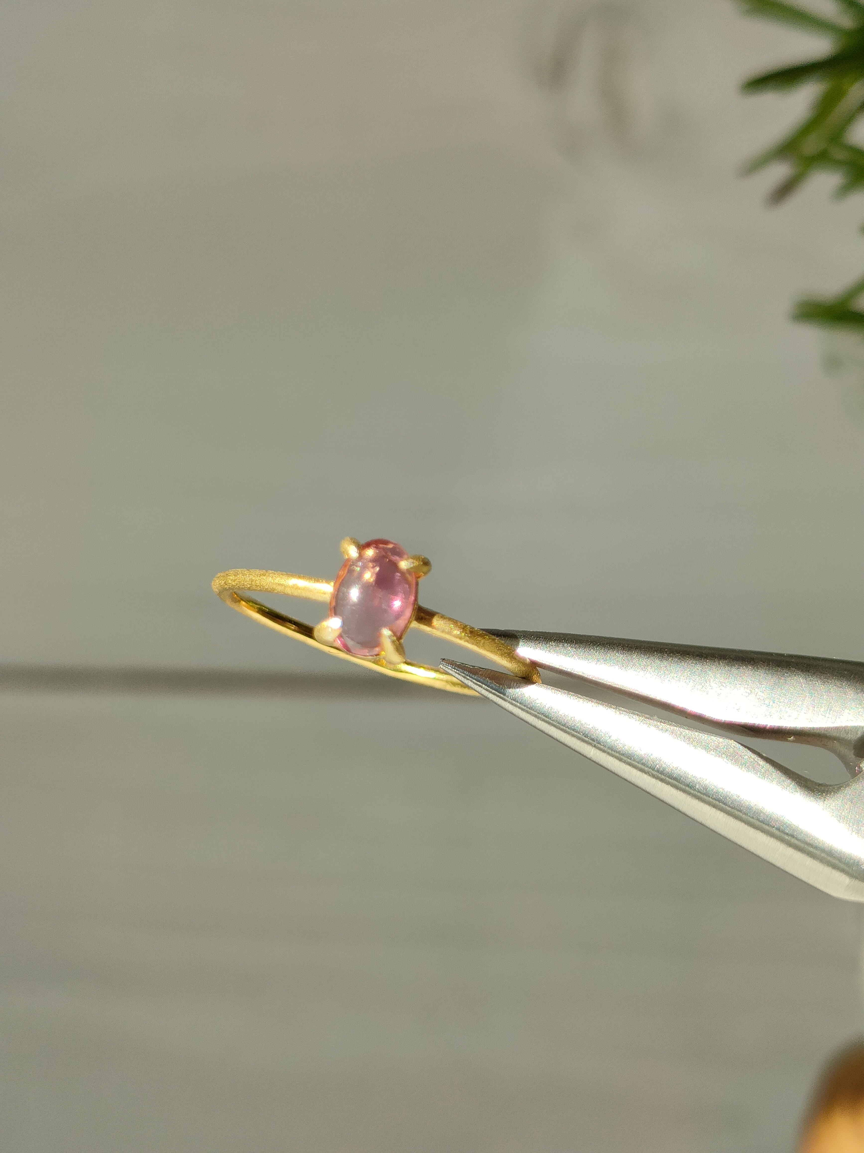 ピンクトルマリンリング