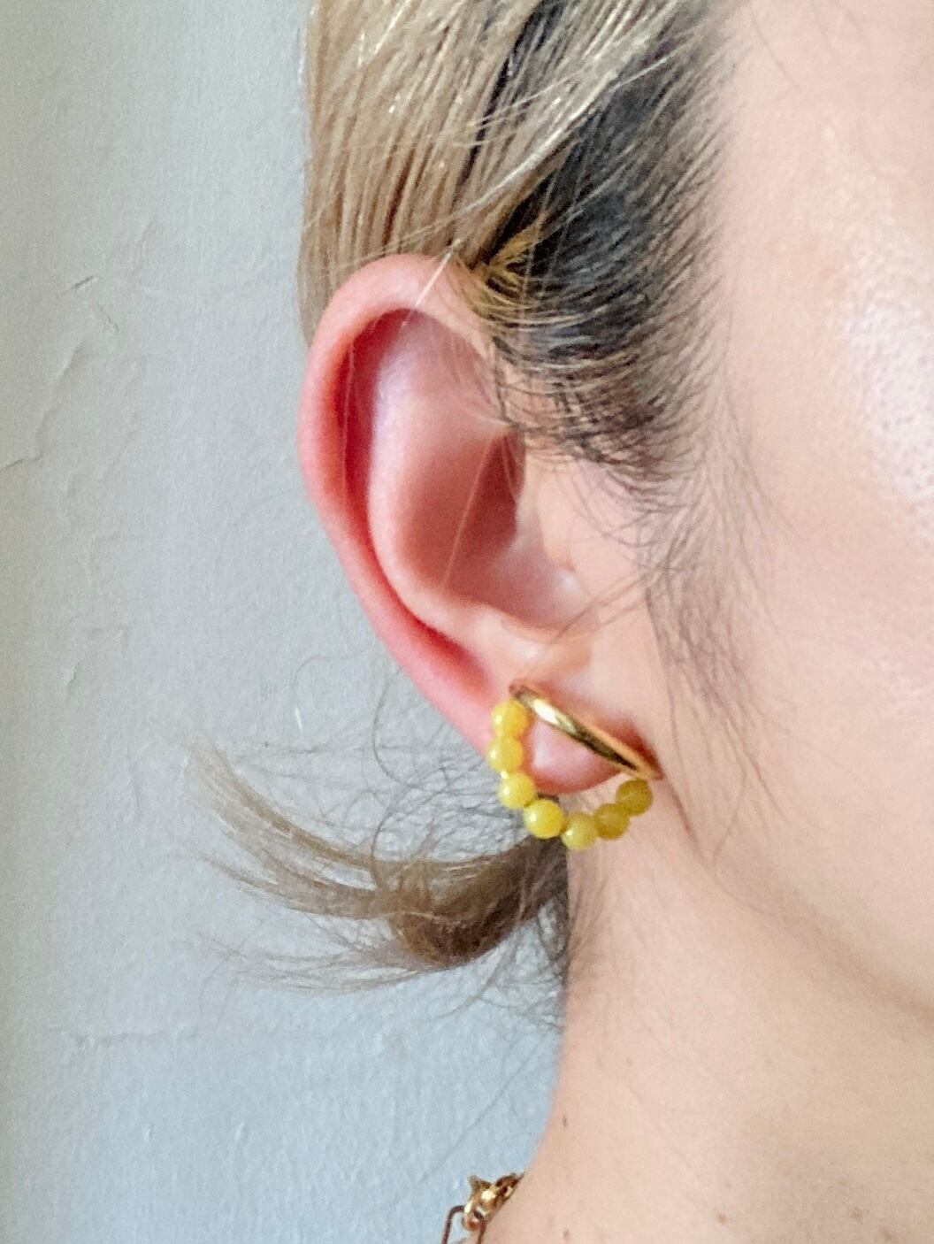 美品 カリーヌパリ　パールピアス まるピアス セール】 【Caline Paris /カリーヌパリ 】ヴィンテージパール