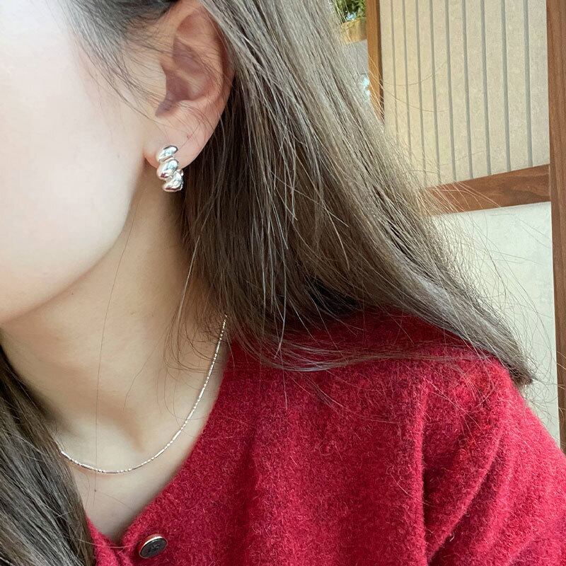 VVS1 モアサナイト 2.0ct 揺れるロングピアス s925プラチナ加工 | www