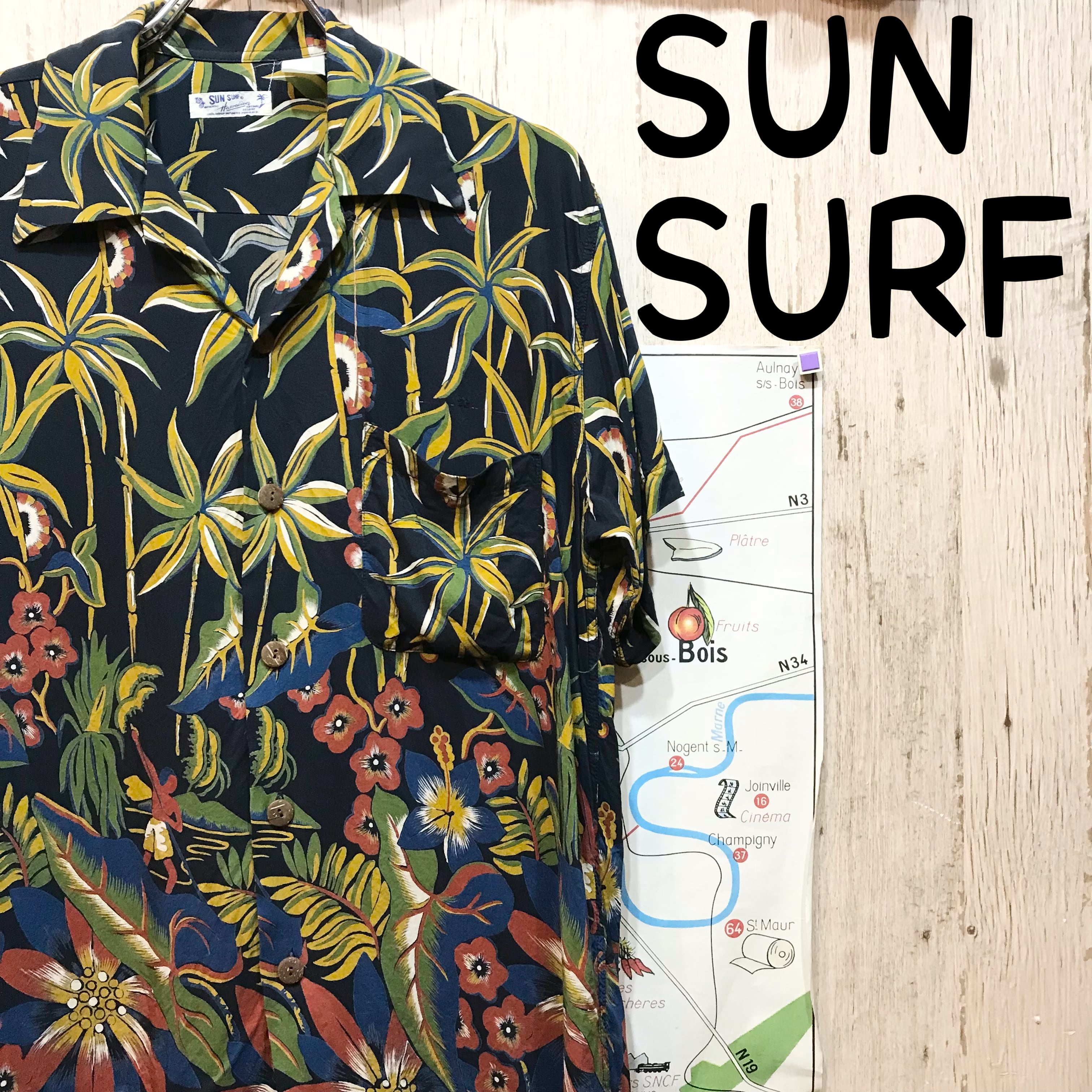 sun surf アロハ デッドストック XL