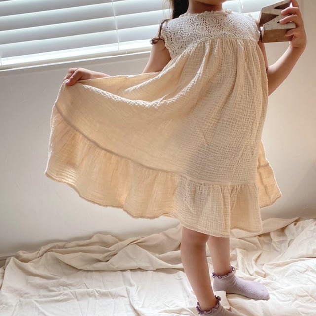 【即納】monbebe // milk cream ops K3006