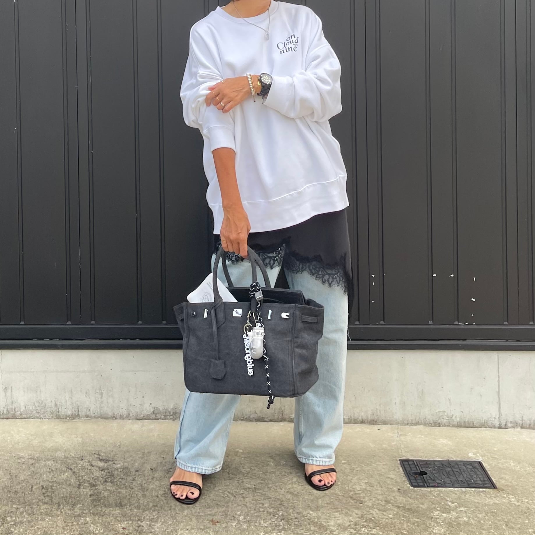 予約販売】KANAGU Army BAG / Vintage Black / Fitness & logo charm