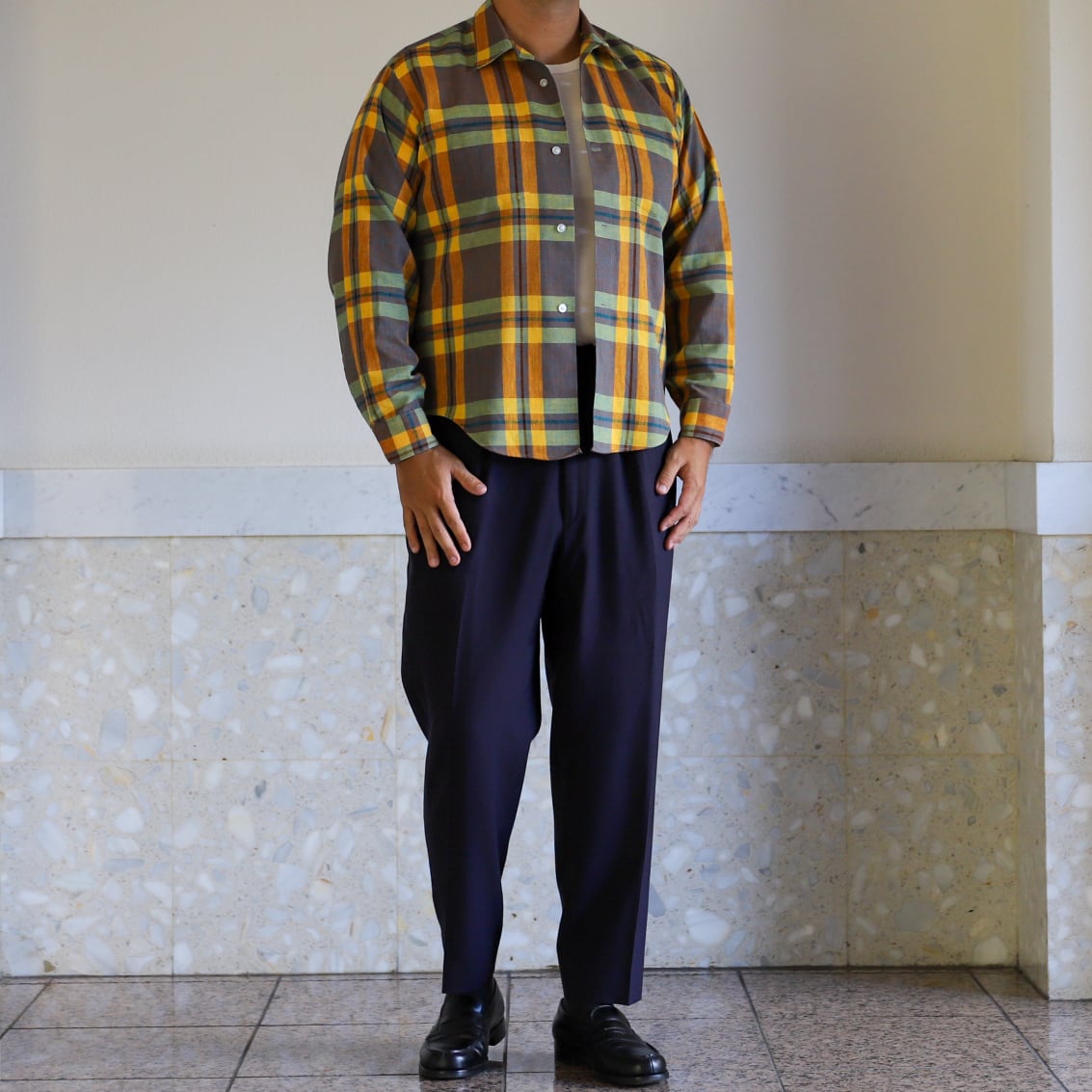極美品】60s VAN HEUSEN special Vintage check Shirts big size made