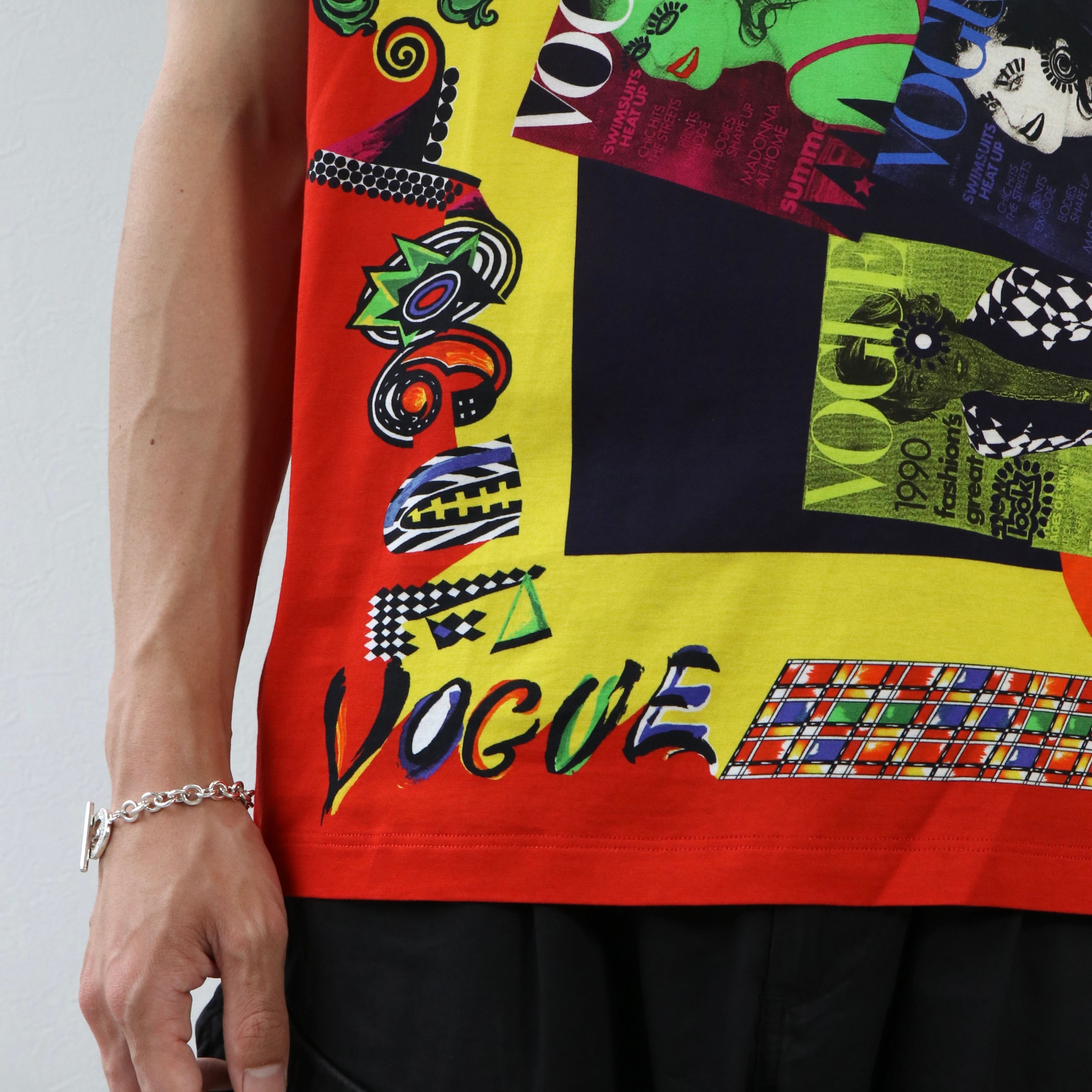 VERSACE ヴェルサーチ　半袖総柄カットソー　Sサイズ VERSACE(ヴェルサーチェ) / ヴェルサーチェ/Tシャツ/--/コットン/BLK