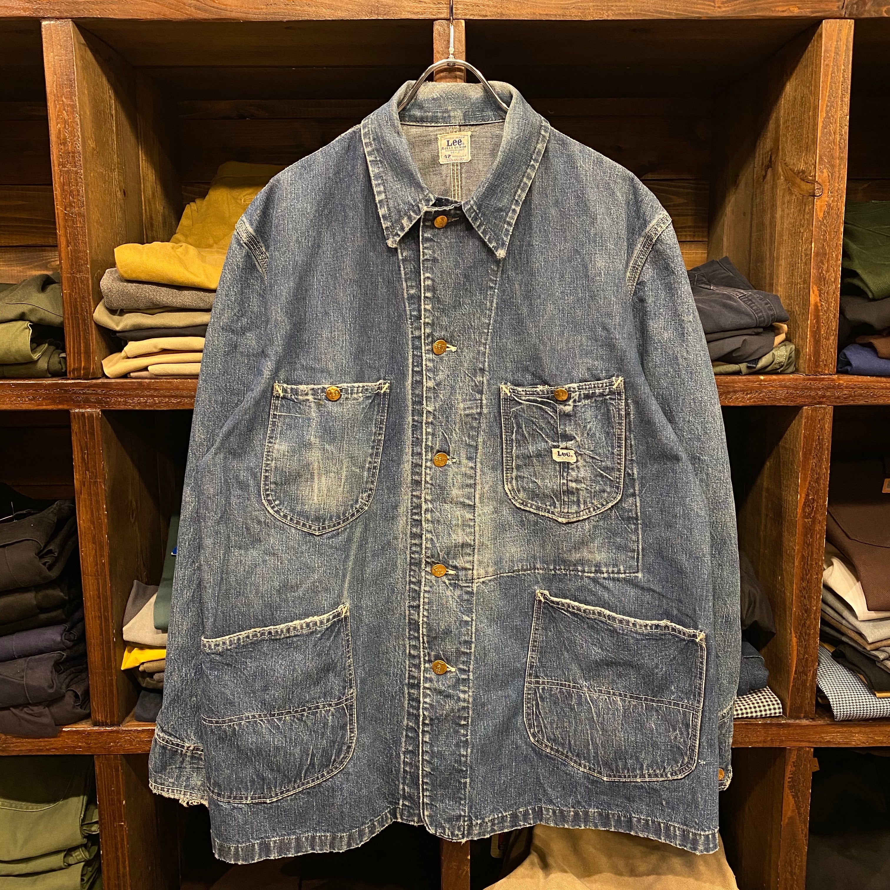 70s Lee 91-J Denim Cover All | VOSTOK