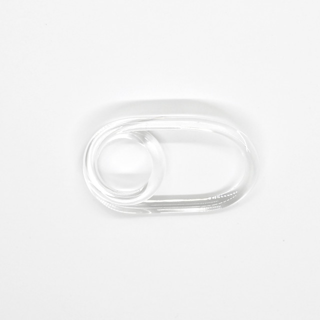 _cthruit シースルーイット double oval ring リング【Clear】