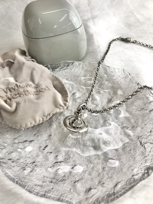 Vivienne Westwood ヴィヴィアンウエストウッド ネックレス シルバー オーブ vintage ヴィンテージ オールド tnkaiy