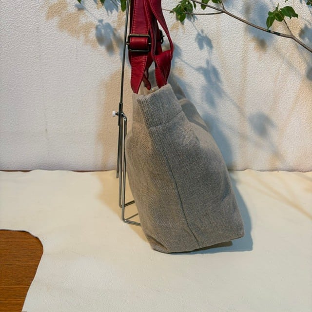 B.stuff リネンコンビトートバッグ