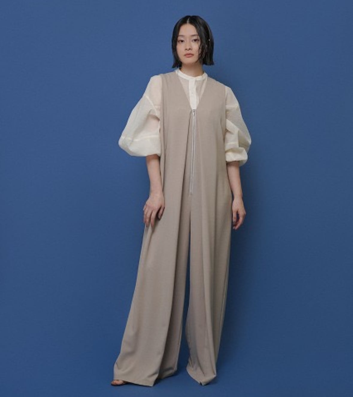 CYAN TOKYO シアントーキョー オーバータックサロペット 601472