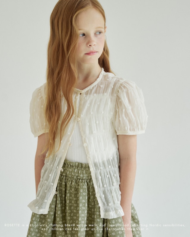 【取寄】rosette|hazel blouse|ヘイゼルブラウス|XS-XL|kids|26 summer 2nd