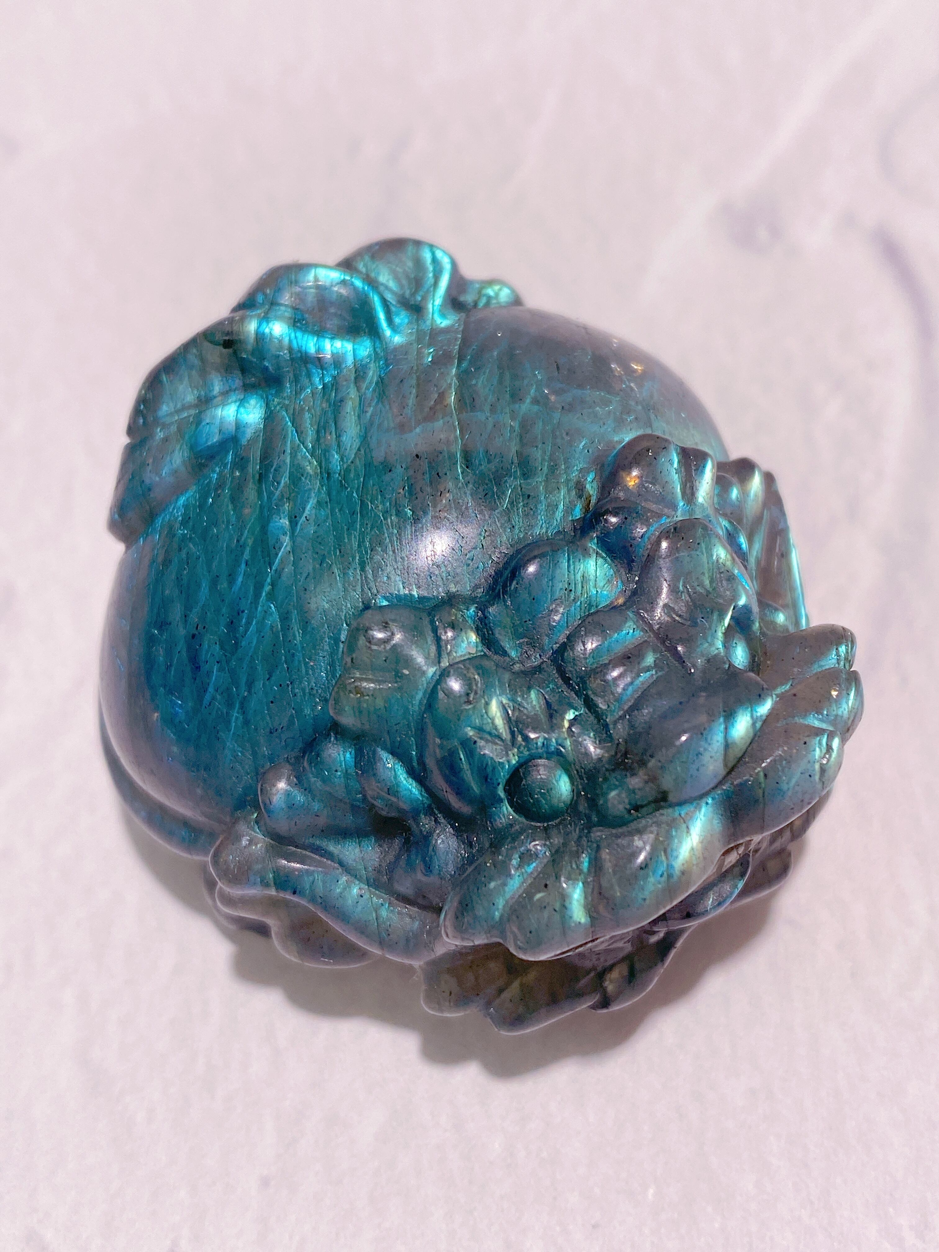 レインボーシラー ピンクシラー ラブラドライト ロングイ 龍亀 【公式