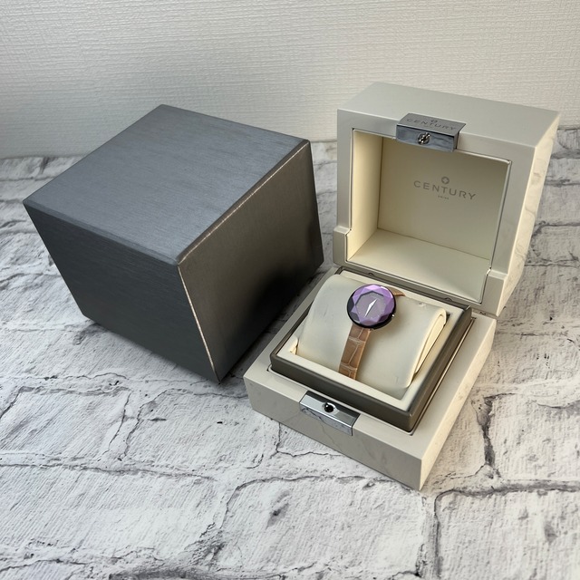 CENTURY センチュリーウチュール  時計 ベージュ A-9142