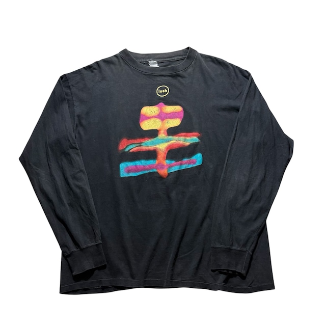 vintage 1990’s LUSH long sleeves music tee “Black Spring”
