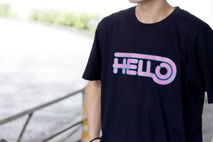 HELLO SS TEE #BLACK