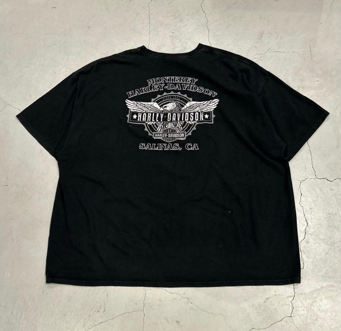 00s HARLEY DAVIDSON “skull” T-shirt【高円寺店】 | What