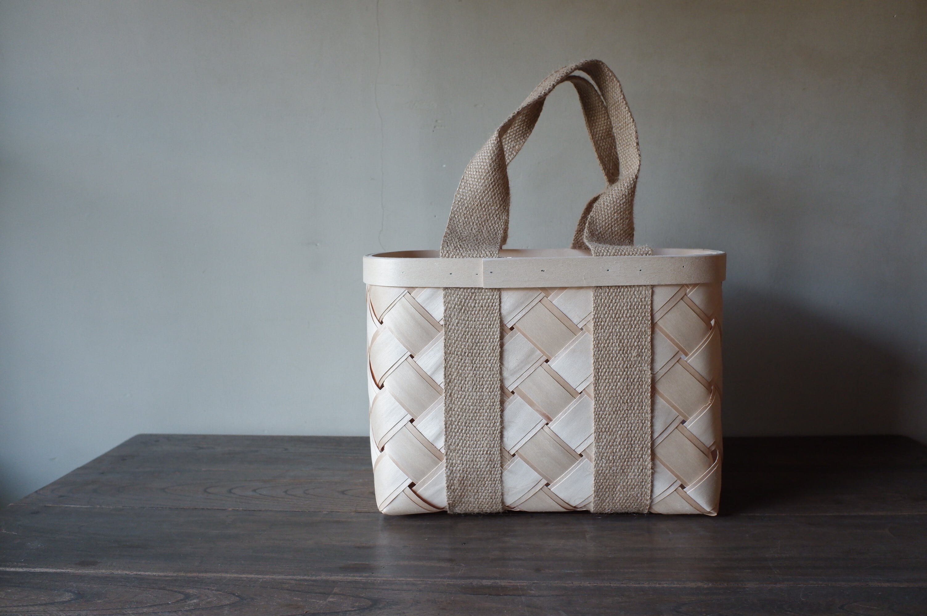 白樺のかご Lサイズ(エストニア)