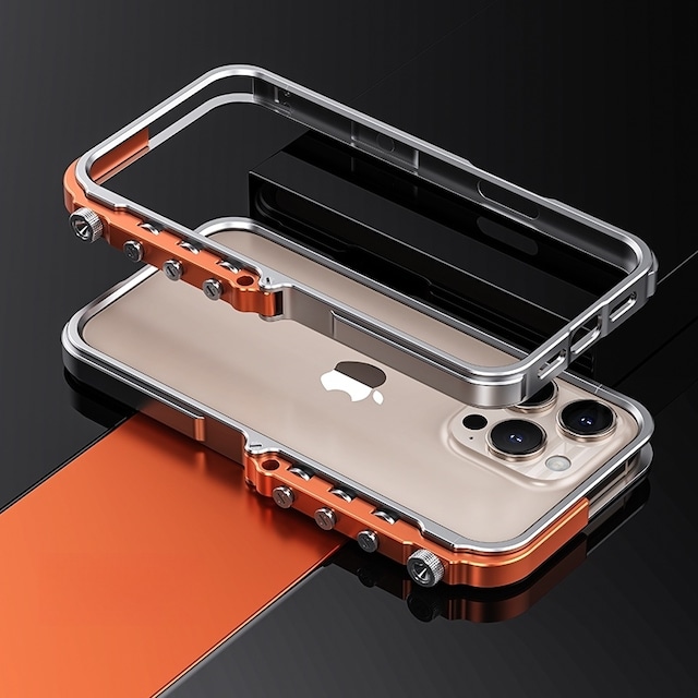 ◆iPhone16シリーズ 対応◆ Aluminum Alloy Bumper Cover / アルミニウム アロイ バンパー スマホケース