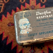 Dustfoe Respirator 防塵マスク 中身入り tin 缶 vintage MU-147