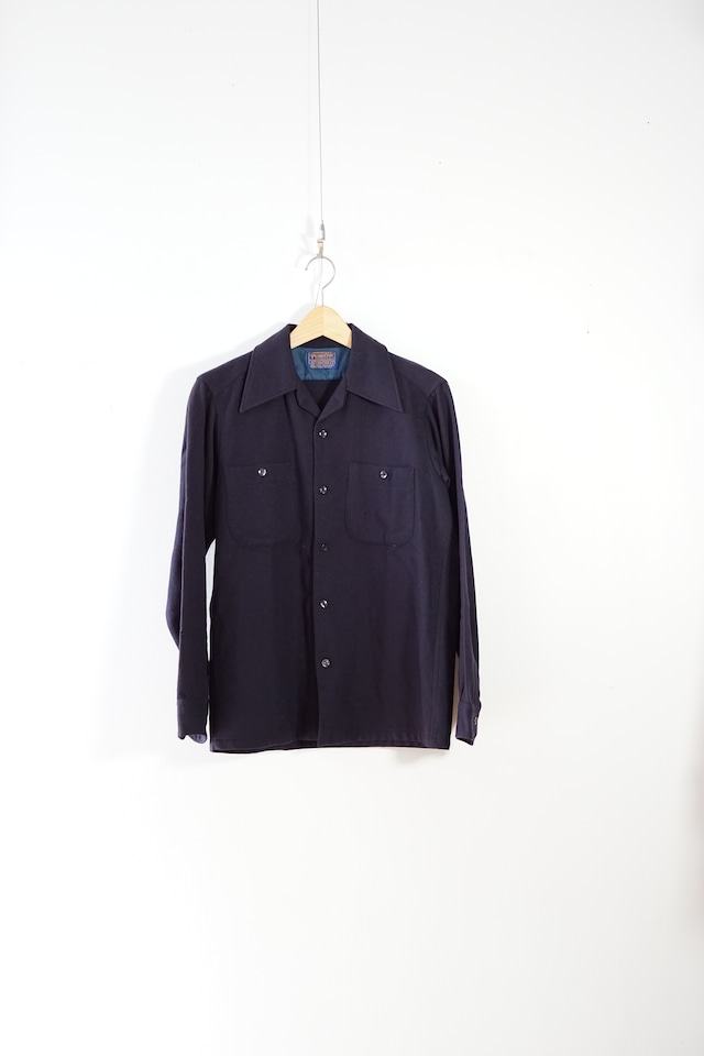 70’s PENDLETON -Open Collar Shirt- / S / ペンドルトン ボードシャツ