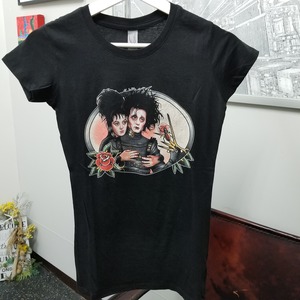 Tattoo Tシャツ　” Scissor Hands / Johnny Depp "Sサイズ 