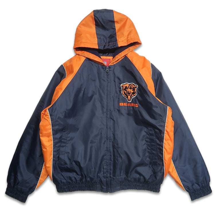 ベアーズ NFL 中綿 ジャケット 古着 NFL シカゴベアーズ 中綿 パーカージャケット 表記：XL gd407894n