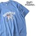 gym master ジムマスター BUDDIES ピグメント加工 ビッグシルエットTシャツ 6.2oz ヴィンテージ風 グラフィックTEE オーバーサイズ メンズ レディース G733788 ブルー