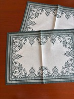 テーブルマット　2枚セット未使用品　グリーン　ジアン　ランチョンマット　19twd66