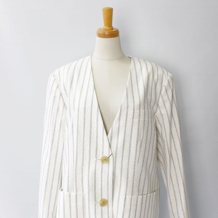 極美品！ザシンゾーンNOSTALGIC STRIPED JACKET NOSTALGIC STRIPED JACKET – Shinzone