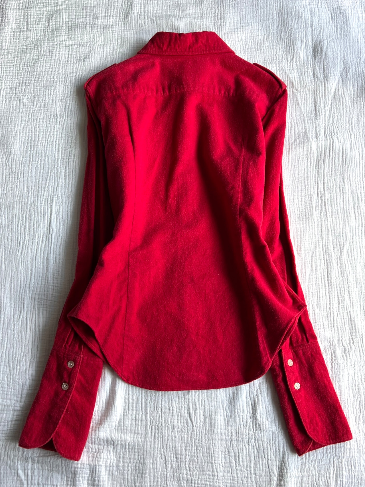 "SUPER LOVERS" Velour Cross Shirts