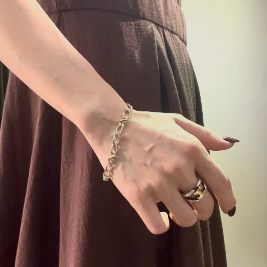 艶感。18K コンビ 【TIFFANY&CO.】2685 コンビカラーブレスレット