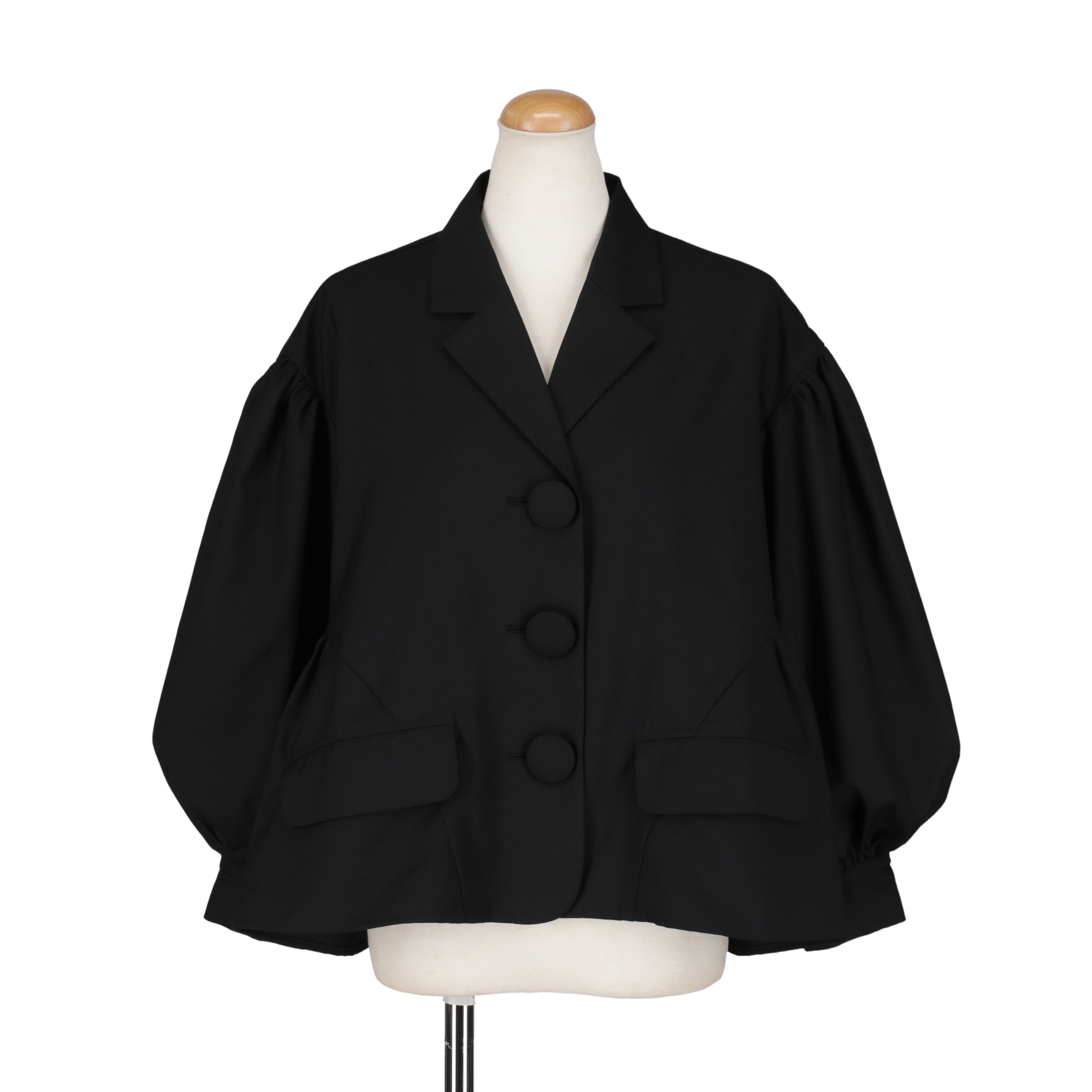 パフスリーブジャケット　BLACK