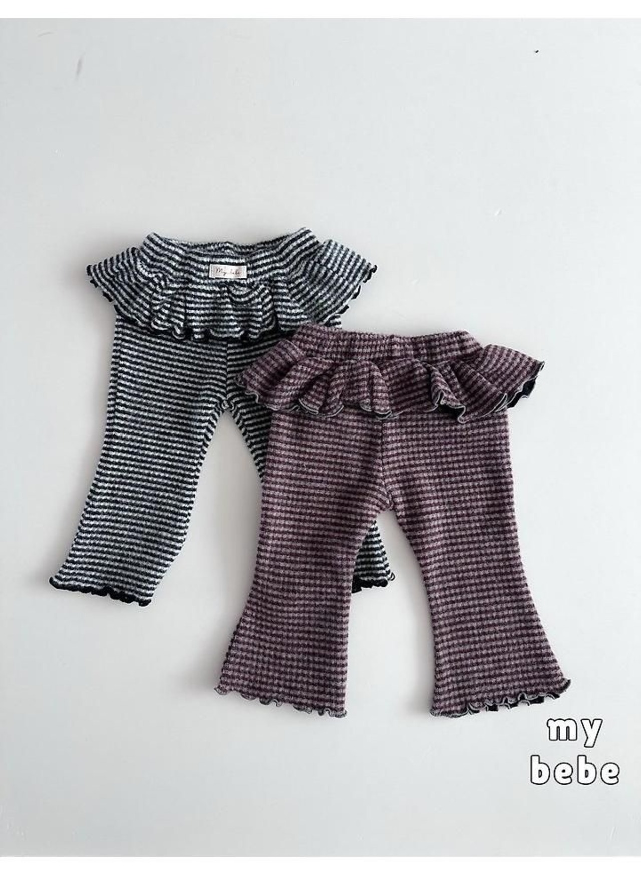 韓国子供服 / 26winter / my bebe / ブラッシュフリルパンツ / キッズ / 冬服 *XS~XL*