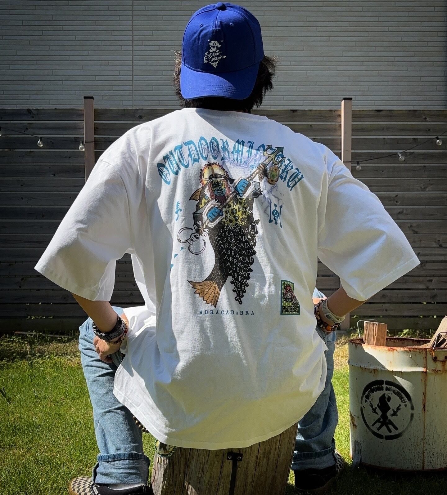 US古着 patagonia パタゴニア トラウト ロンT 16s 