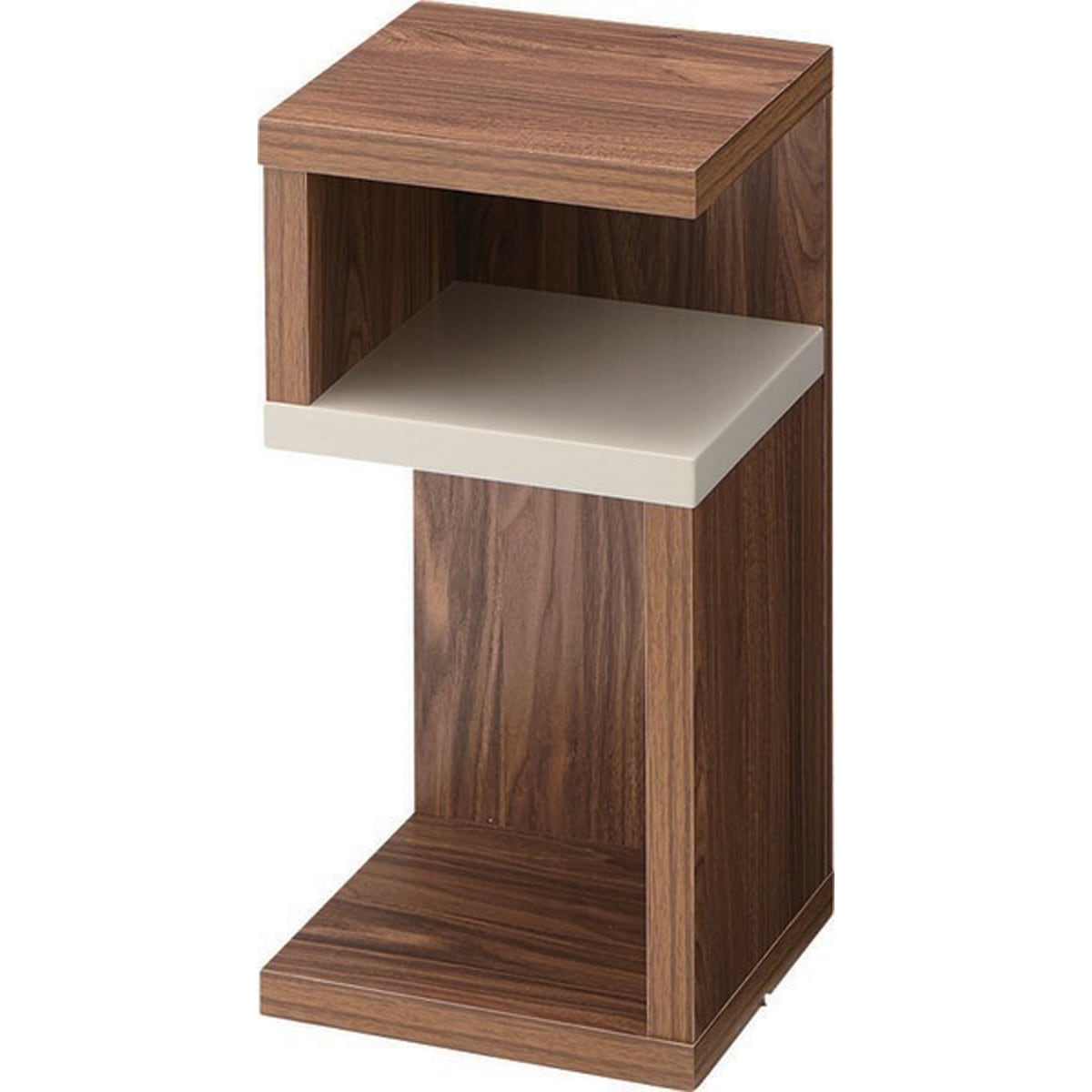 ロジック サイドテーブル SO-332WAL 木製 ウォルナット シンプル 寝室 ソファ テーブル カフェテーブル リビング ナチュラル 家具 新生活 引越