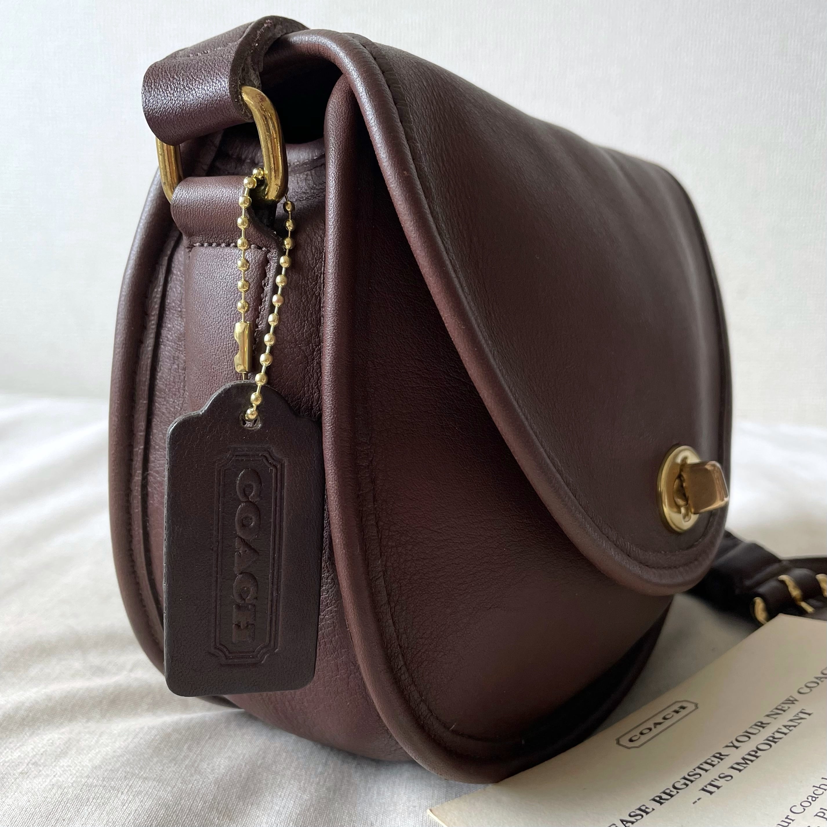 VERY RARE VINTAGE COACH (OLD COACH オールドコーチ) WATSON BAG IN