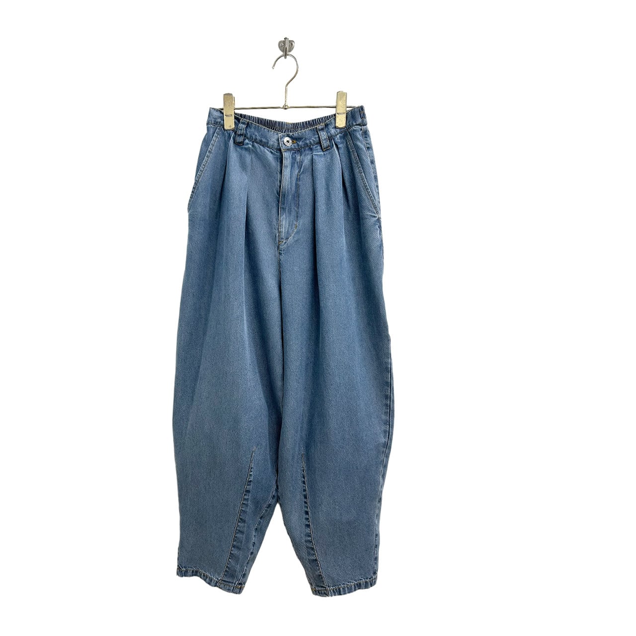 SALE【ayane】テンセルデニムタックバレルレッグパンツ 826507 アヤン